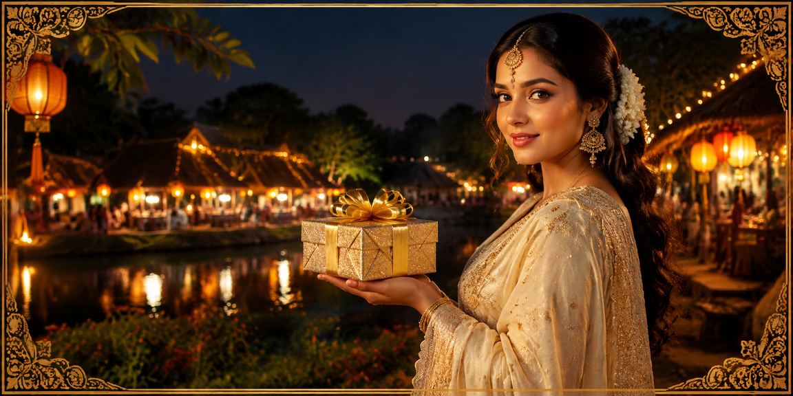 বগুড়ার নাইট মার্কেটে মোবাইলে পুরস্কার রিডিম করছেন একজন ব্যবহারকারী